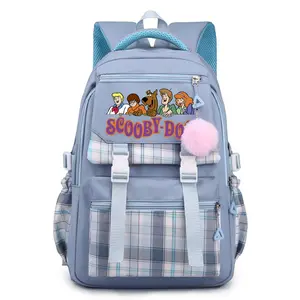Viral TikTok Scooby-Doo Anime Backpack 2025! Full-Print Design + 17" Laptop Compartment  Waterproof & 3 Quick-Access Pockets for School/Con/Travel Stylish Casual Daypack
