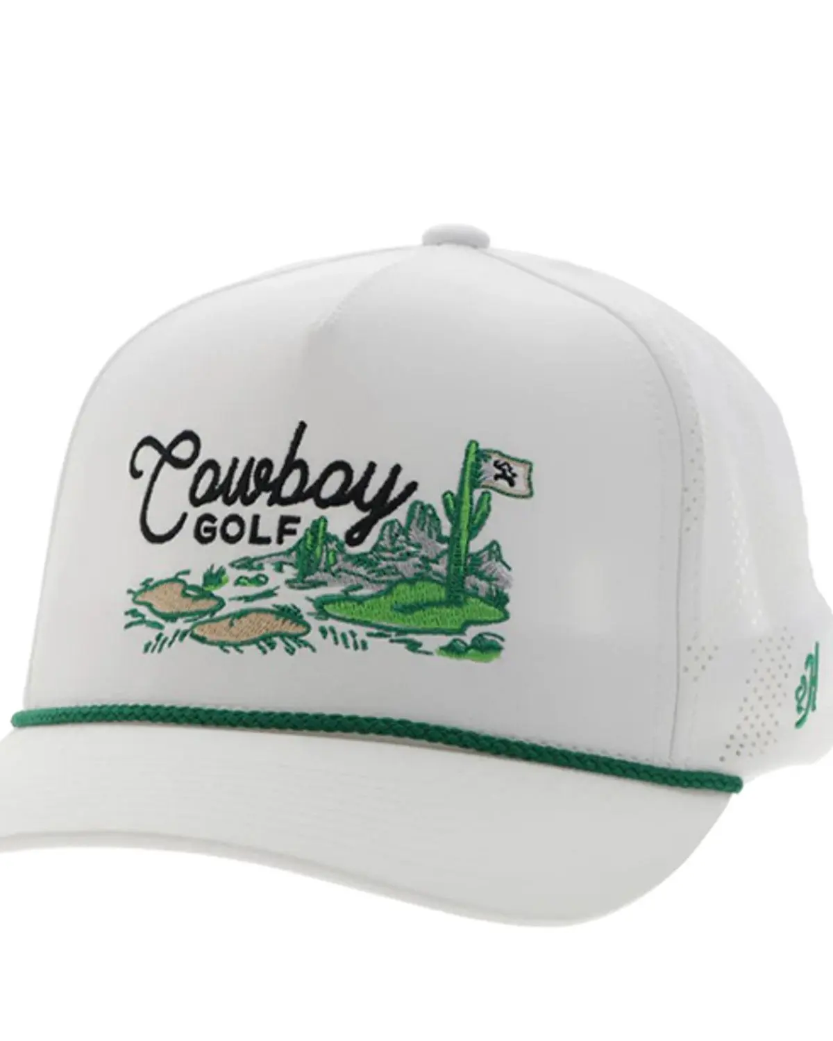 Hooey Men's Men'S Cowboy Golf Landscape Trucker Cap - 2517T-Wh