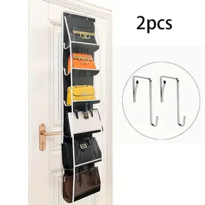 2pcs Handbag Storage Organizer Set, Door Hanging Design, Larger Compartments, Durable Hooks, Perfect for Closet Doors