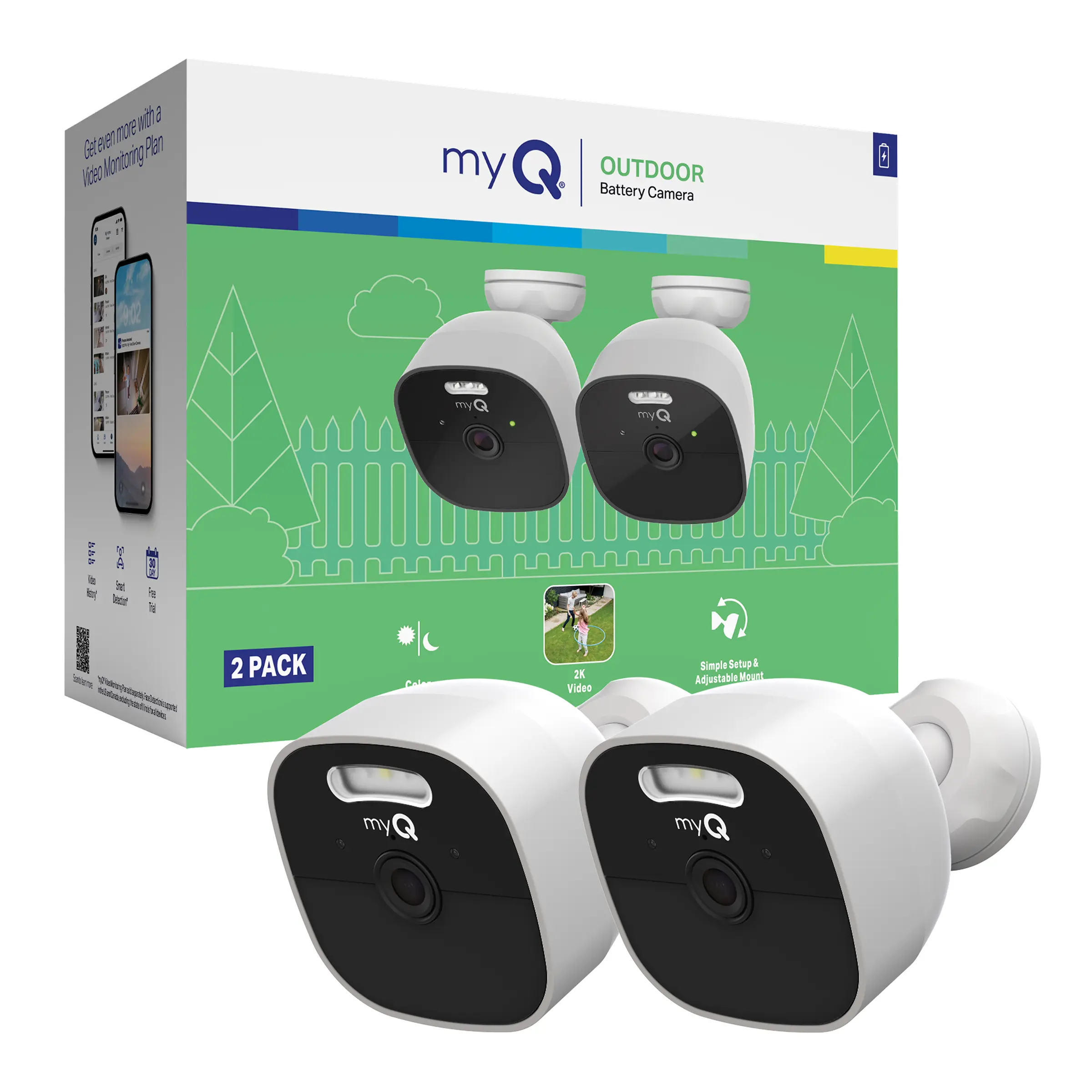 Outdoor Battery Camera - 2 Pack