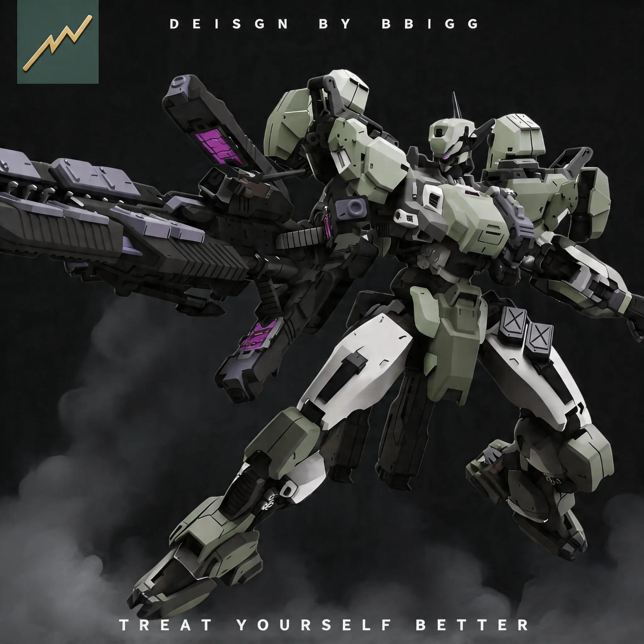 1/100 Scale Mecha Assembly Model, with Garage Display Base, Precision Mechanical Armor Collectible, DIY Sci-Fi Handmade Toy, Dark Limited Edition, Collector Set, Complete Diy Set, Diy Playset, Diy Engineering Model