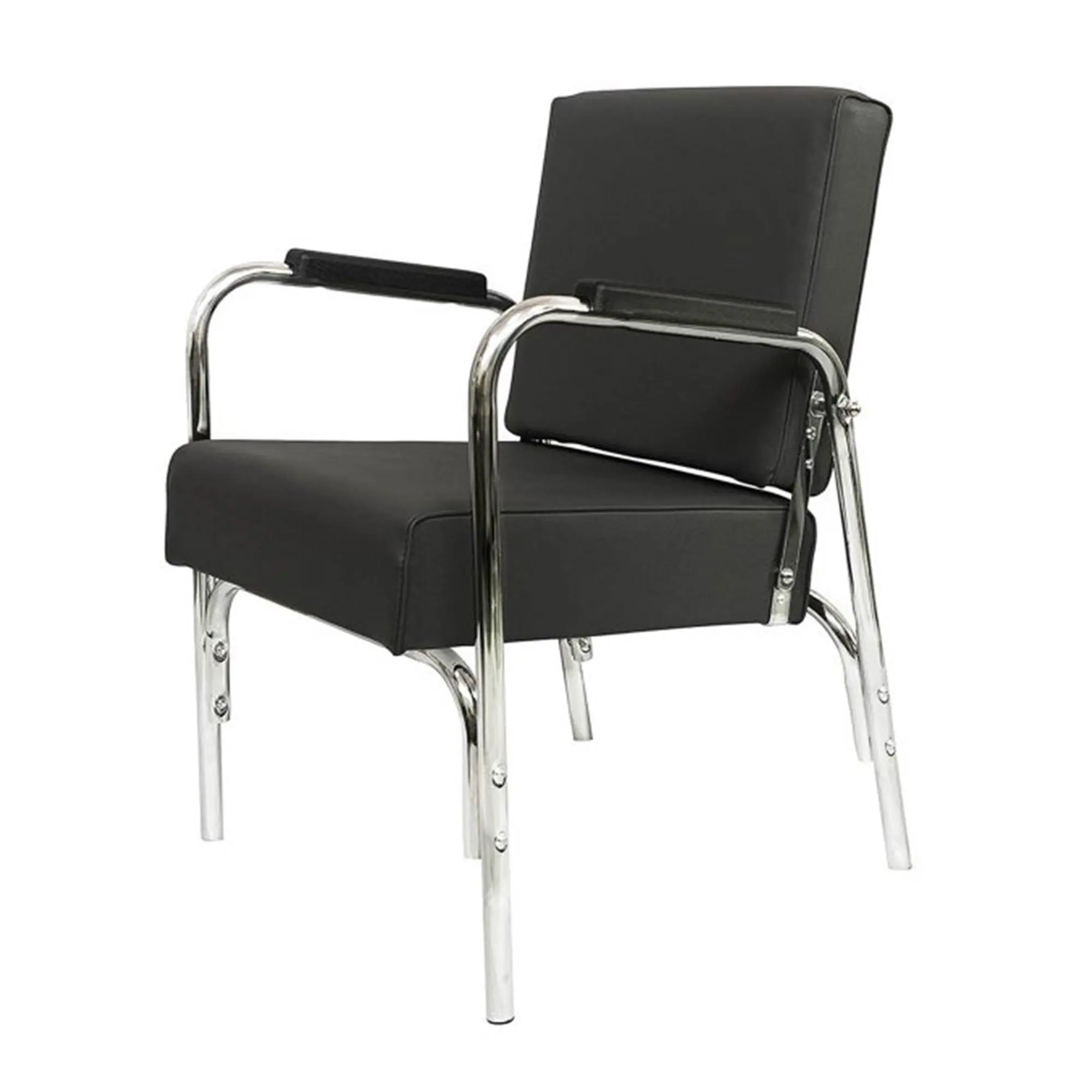 PureSana Chromium Ella Professional Auto Reclining Vinyl Shampoo Chair, Gray PureSana Chromium Ella Professional Auto Reclining Vinyl Shampoo Chair, Gray