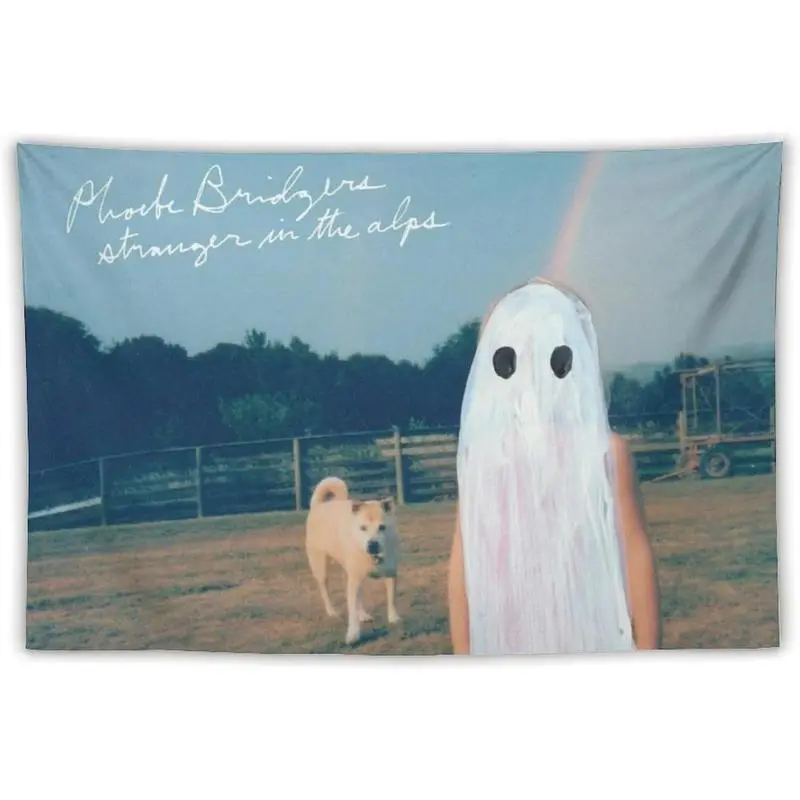 Phoebe Music Poster Bridgers Tapestry Album Cover Banner Posters Wall Art for Bedroom, College Dorm, and Home Decor - Decorative Hanging Flag Poster boys and girls room decor