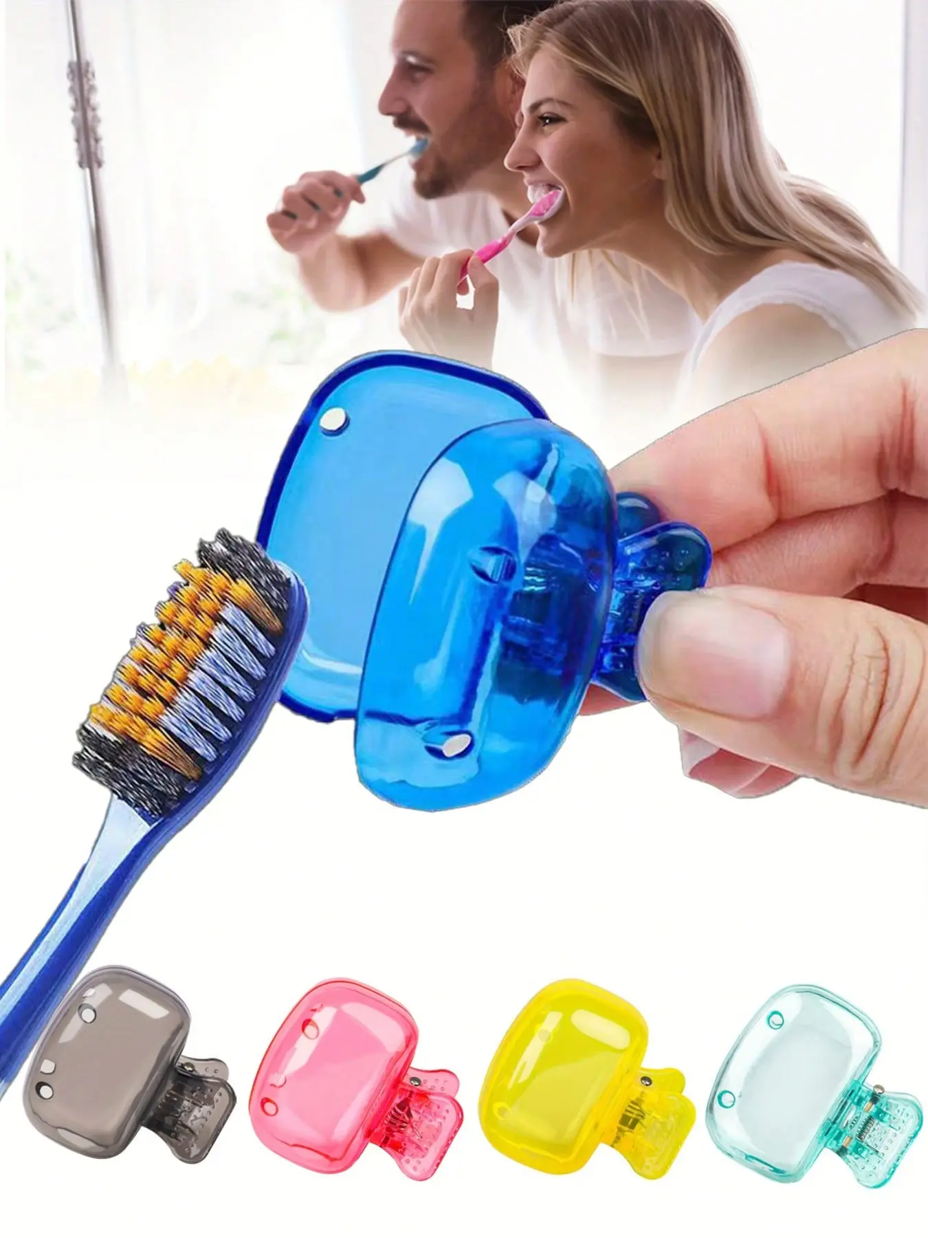 This mini portable toothbrush head case is a dustproof storage and protection case, Cover, Toothbrush protector, that fits most manual and electric toothbrushes, suitable for travel, bathrooms, dormitories, Toothbrush Holder Travel