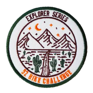 52 Hike Challenge Explorer Series Patch