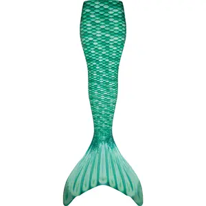 Celtic Green Swimmable Mermaid Tail and Monofin for Adults and Kids
