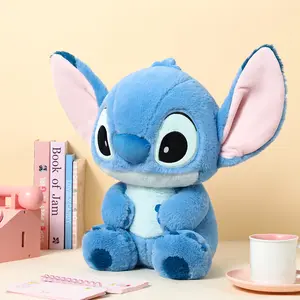 Disney Lilo & Stitch Plush Toy,10" Sitting Stitch Plush Doll for Disney Fans Valentine's Day Present,Plush Toys for Kids and Collectors Stuffed Animal,Birthday Gift Holiday Gifts（1pc)