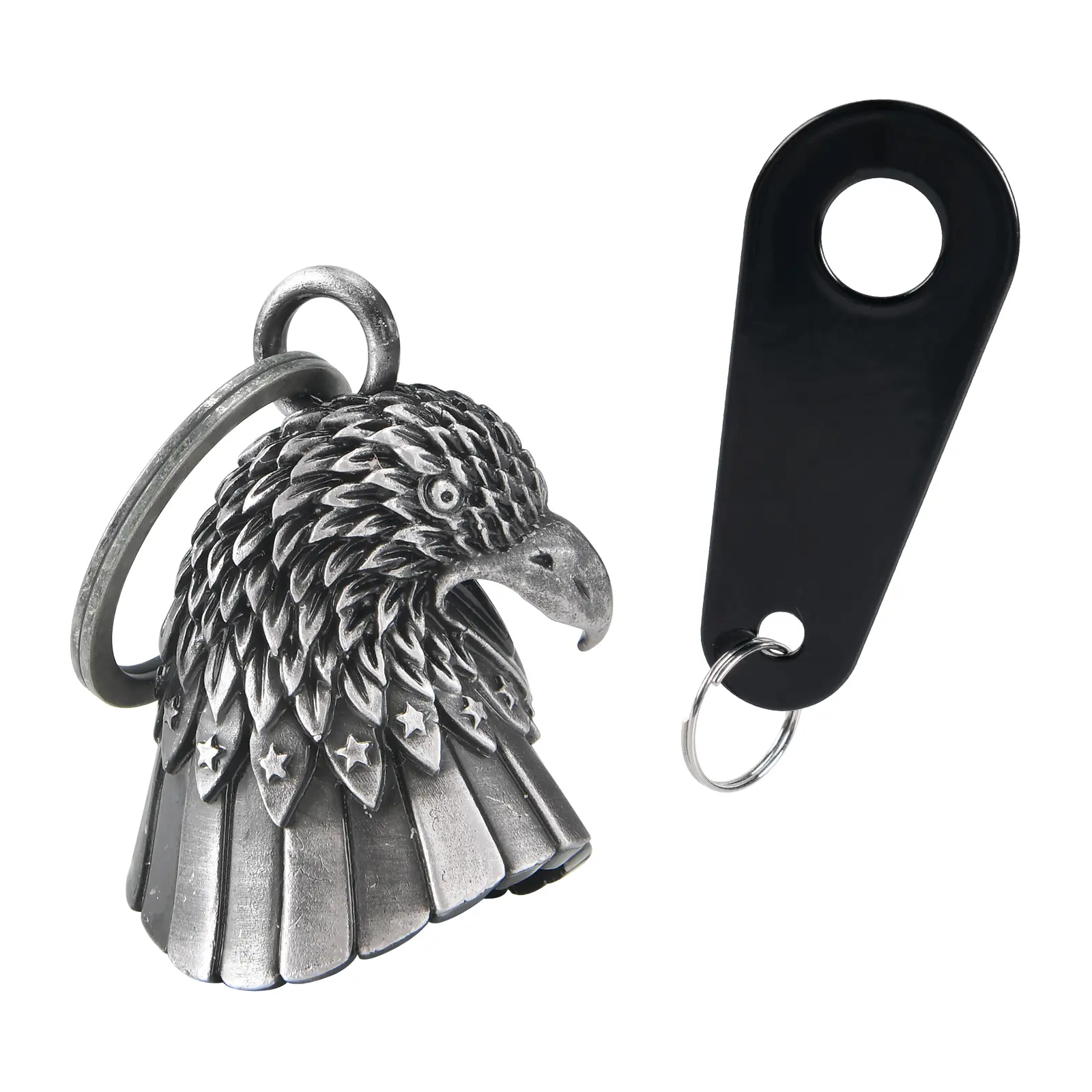 Dream Apparel Christmas/Halloween Bell,Gremlin/Guardian bell,Motorcycle Bell/Motorcycle Key Chain for Bikers Women Men W/Hanger,Biker Bell for Riders,Good Luck Riding Bell Spirit Bell Moto Accessories