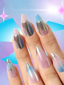 Jelly Chrome Press-On Nail By Jade Roland