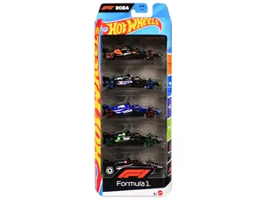 2024 Formula 1 World Championship 5 piece Set Diecast Model Cars by Hot Wheels