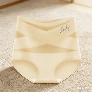 Plus Size Women’s High-Waist Tummy Control Triangle Panties