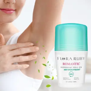 Flora Ruby Rolling Sweat Gel, 50ML for Women, Durable, Fresh and Comfortable