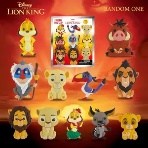 Stitch Officially Licensed PVC Blind Bag Lion King Simba 3D Figurine Bag Clip Charms Blind Box Anime Figure Keychain Anime Collector Kering Backpack Decor Random One Set Disney