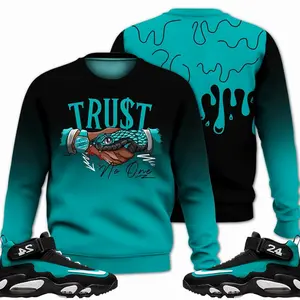 Griffey Max 1 Freshwater Sweatshirt, Air Griffey Max 1 Freshwater Outfits Shirt, Snake Trust No One Streetwear Unisex Sneaker Matching Shirts