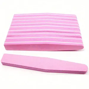 2pcs Professional Double-sided Smooth Nail File Block Colorful Sponge Nail Polish Buffing Sanding Buffer Strip