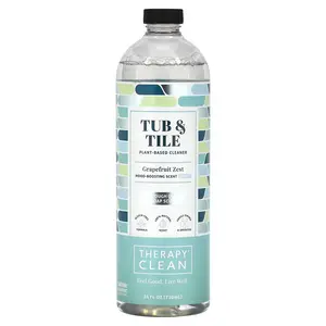 Therapy Clean Tub & Tile, Plant-Based Cleaner, Grapefruit Zest, 24 fl oz (710 ml)