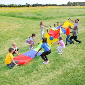 18 Ft. Rectangle Parachute with Holes & Handles