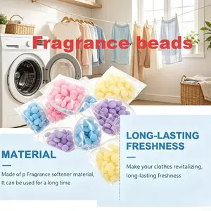 Home Essentials :  Scented Laundry Beads, 50/100pcs Bag, 3g Per pcs, Keep Clothes Fresh and Fragrant, Comfortable Everyday Use,