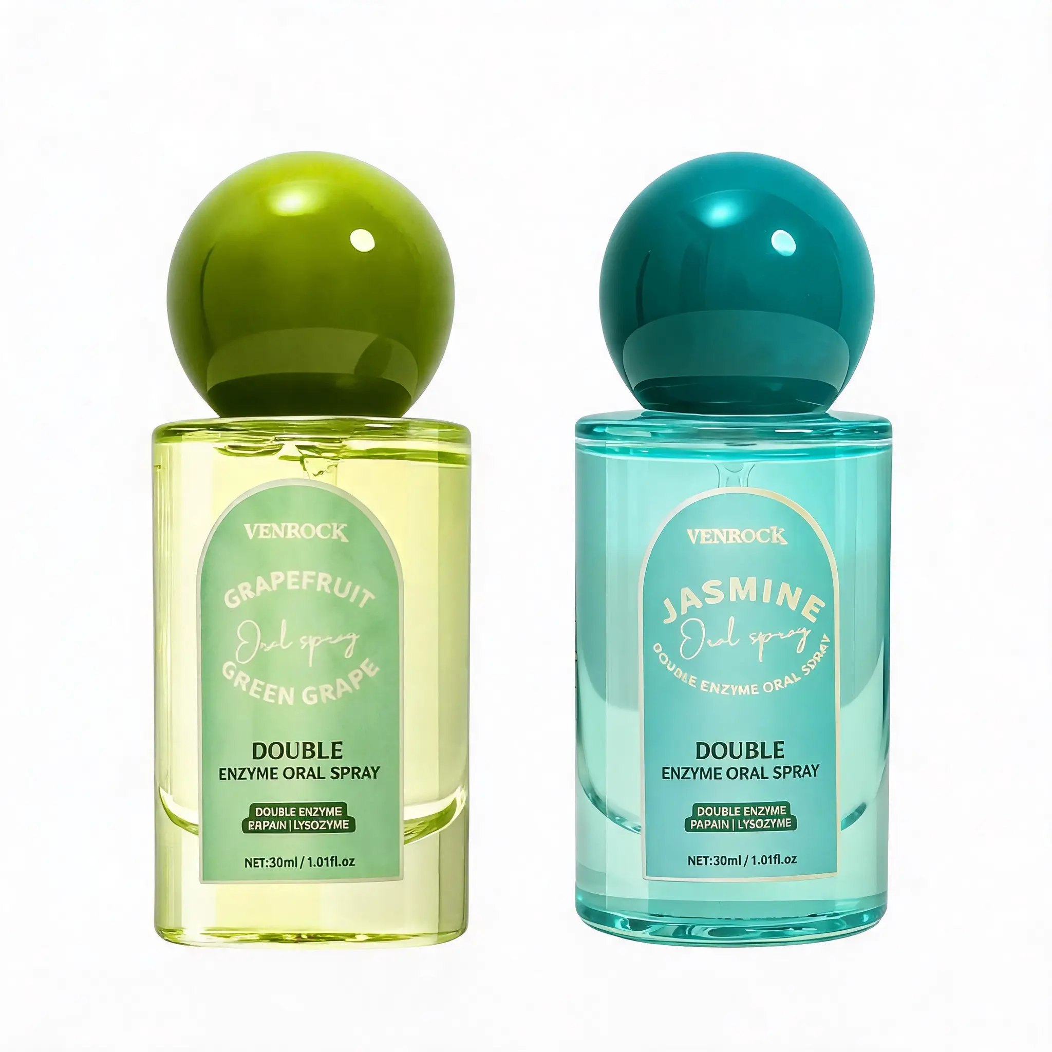 Portable Enzyme Breath Spray Dual Enzyme Oral Mist for Women Men Office Travel Outdoor Use Fresh Scent Mouth Spray Lightweight Convenient Design