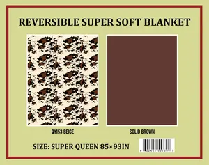 elpantera 2-Ply Reversible Cow Print Weighted Blanket - Flat Weave, Playful Design, Super Queen Size, 6lb Bedding Linens Quilt