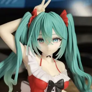 Hatsune Miku Lolita Figure Fashion Anime Miku Collection Action Figurine Kawaii Cute Model Desktop Ornaments Toy