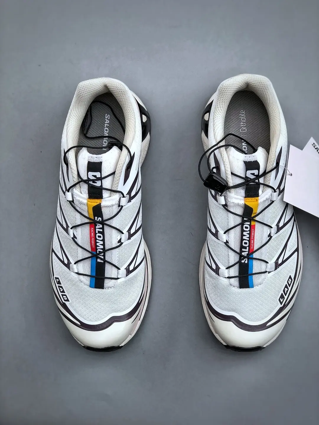 Salomon XT‑6 Unisex Outdoor Sneakers, Breathable Mesh Upper, Shock‑Absorbing Midsole, Non‑Slip Contagrip Outsole, for City Commuting, Mountain Trekking and Daily Walking.
