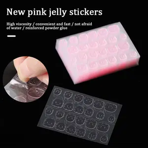 50/100pcs Transparent Double-Sided Self-Adhesive Nail Glue Sticker,  Flexible Jelly Gel Tape Sticker Tabs for Fake Press on Nails DIY Nail Art, Manicure Accessories, Gift for Girl Women