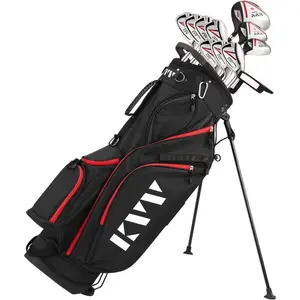 Men’s Complete Right-Handed Golf Club Set – Driver, Fairway, Hybrid, Irons, Putter & Stand Bag