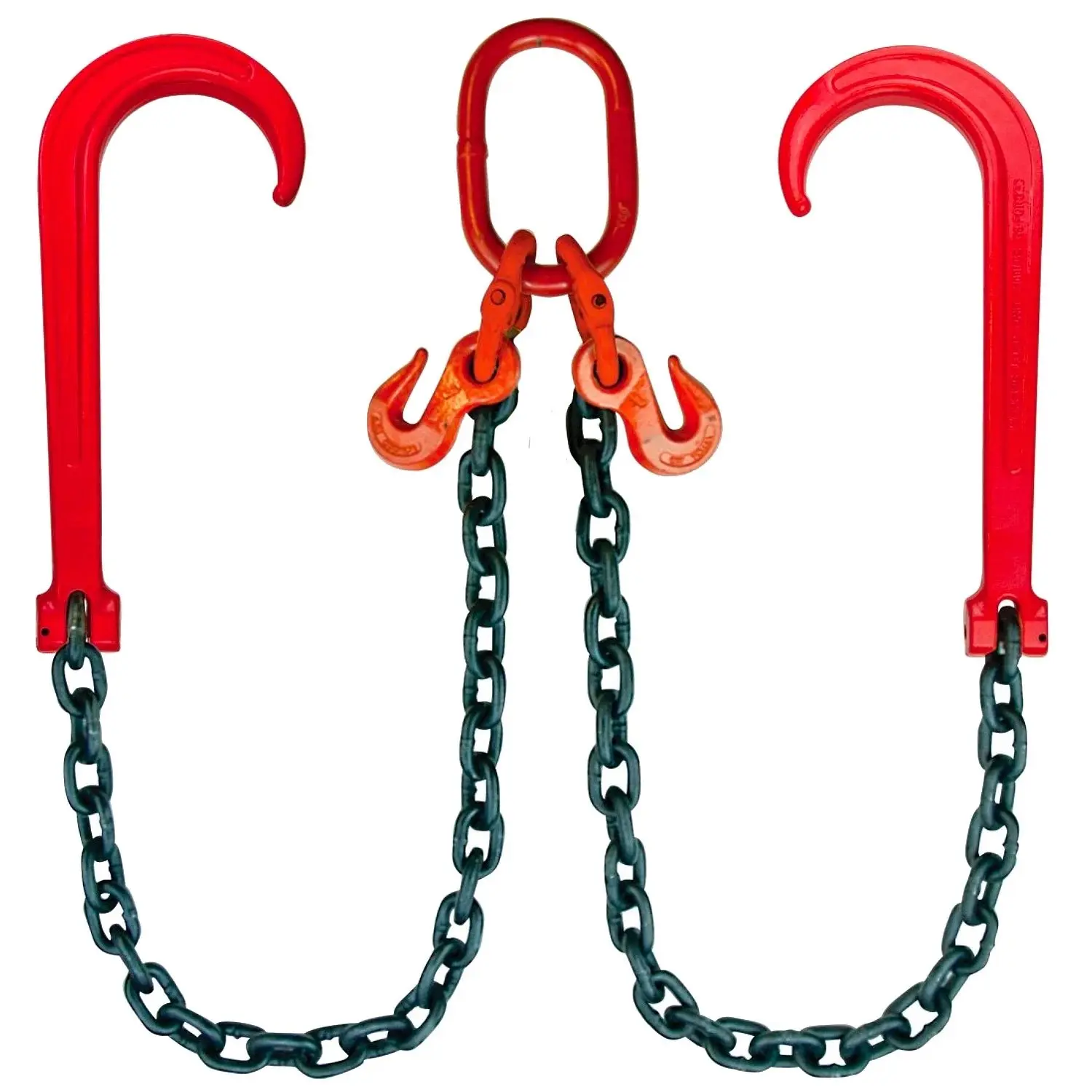 VULCAN Alloy Towing Chain Bridle - Grade 80 - 36 Inch - PROSeries - 12,000 Pound Safe Working Load Heavy Duty