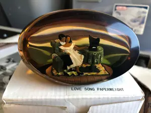 3 Brand New Love Song Collectible Paperweights by Annie Lee