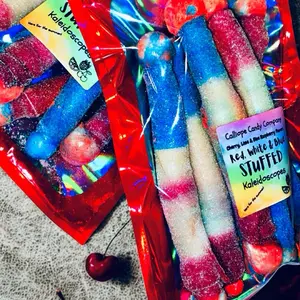 Red, White & Blue STUFFED Kaleidoscopes-6Ct