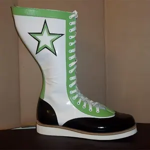 LISM Men'S 2025 New High-Top Boxing Shoes |   Stylish Grappling & Wrestling Training Boots with Embellished Color-Block Design, Premium, High-Cut Ankle Support, Versatile for Martial Arts & Athletic Workouts, Bold & Sporty Aesthetic