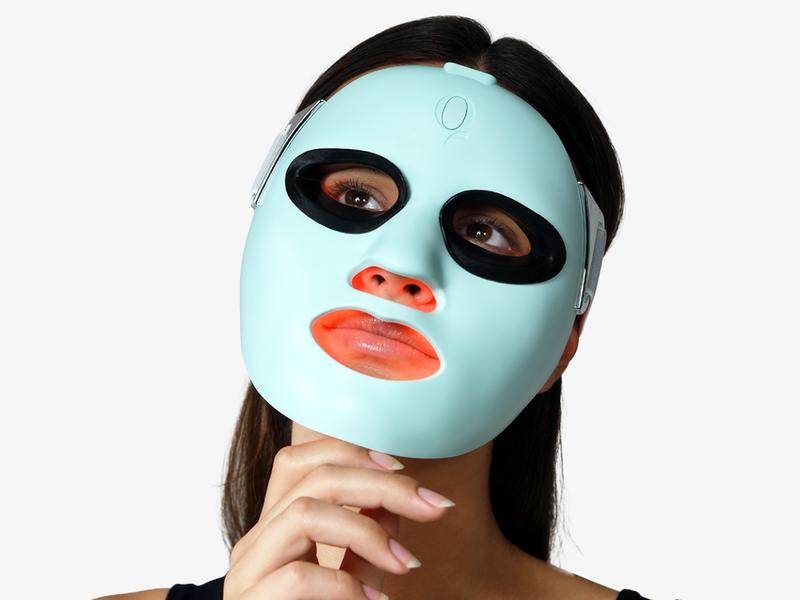 Qure LED Light Therapy Mask for Face - FDA Cleared for Wrinkles & Acne Treatment with 3 Modes, 5 Facial Areas &  5 Lights: Red, Deep-Red, Blue, Amber & Infrared, 3-Min Daily, Eye-Protection, Smart App