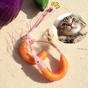 Interactive Cat Teaser Toy with Feather and Bell