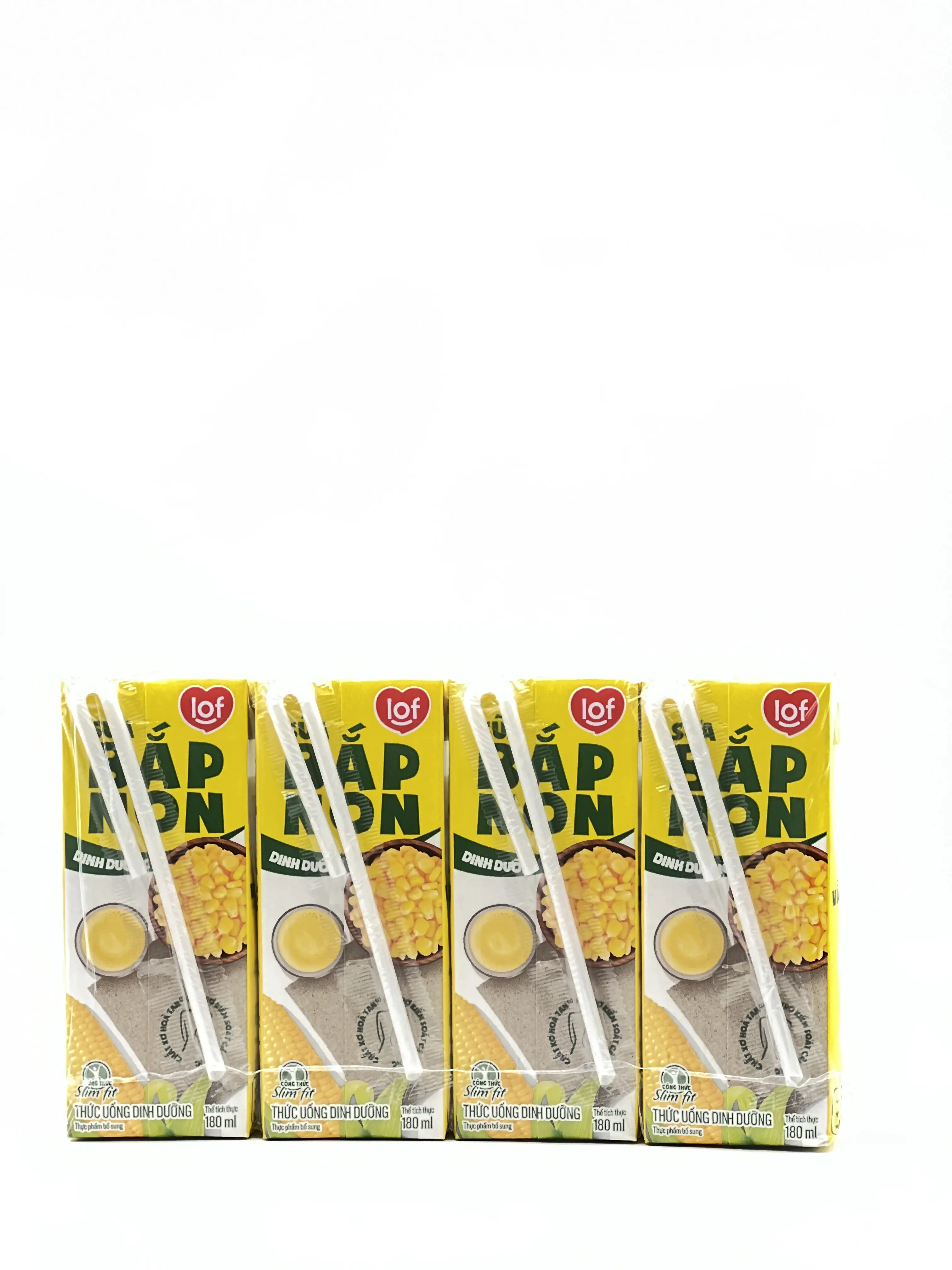 YOUNG CORN MILK SỮA BẮP NON 4 PACKS x (180 ML), Drink, Plant Based Milk