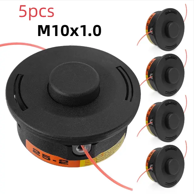 5-Pack 25-2 Trimmer Head  for String Trimmer Weed Eater Compatible with Stihl FS55 FS56 FS70 FS80 RM-225, SRM-230, SRM-266, etc. Mower parts