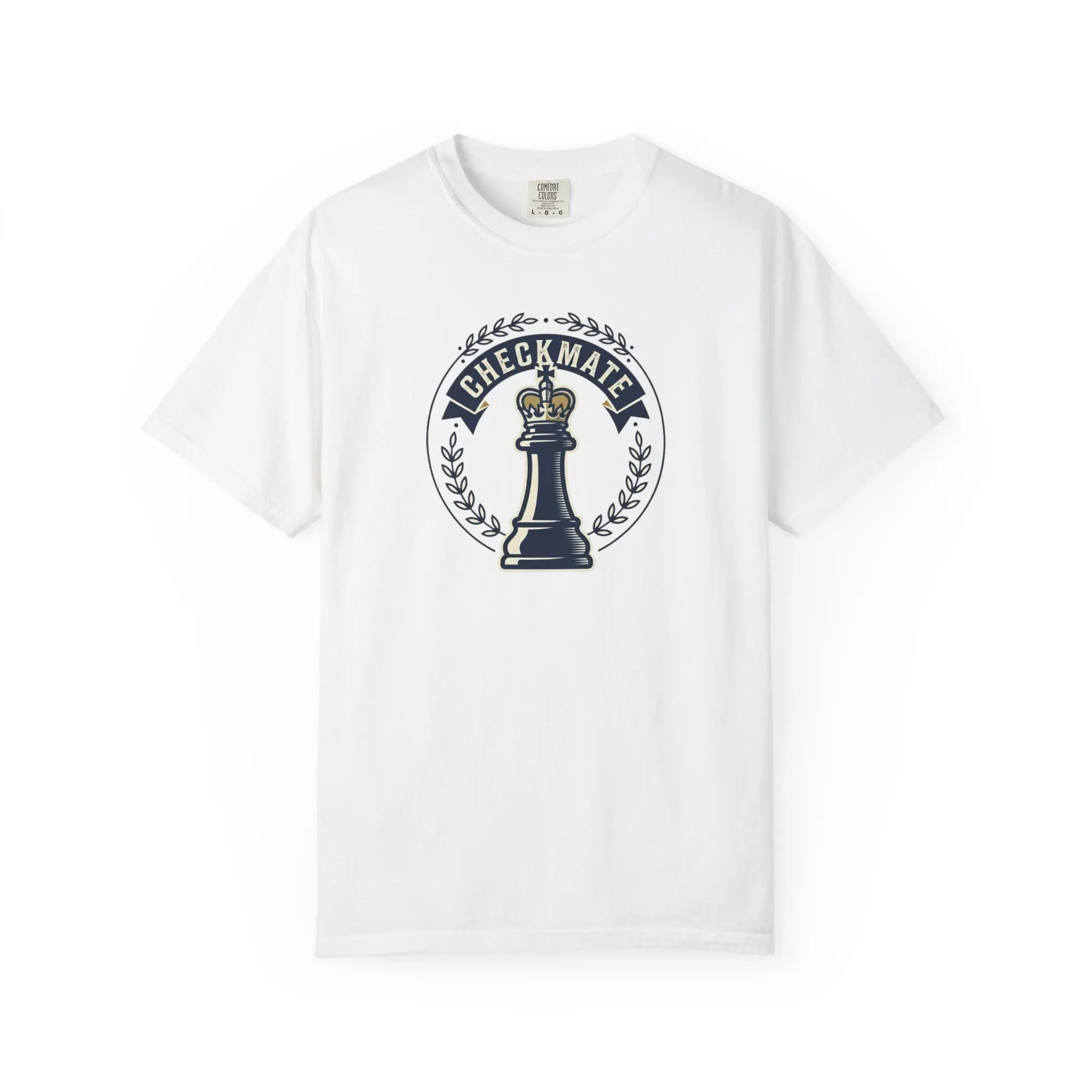 Checkmate King Chess Piece T-Shirt | Chess Logo Tee