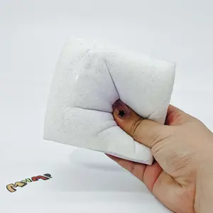 MHM Squishy Series Taro Toast Stress Relieving Toy with Sticky, Moist, Soft and Slow Bouncing Foods