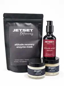 JetSet Botanicals Altitude Adapt Carry-on Bundle. Travel Set