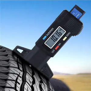 1PC Digital Depth Gauge Caliper Tread Depth Gauge LCD Tire Tread Gauge For Car Tire 0-25mm Measurer Tool Caliper Repair Tools 2026 For your cars