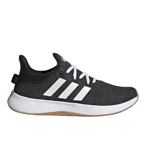 adidas Womens Cloudfoam Pure Lace Up Sneakers Shoes Casual - Black