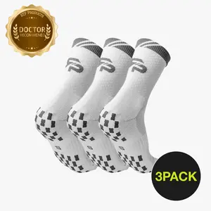 Crew Anti-Slip Tennis Socks - 3 Pack