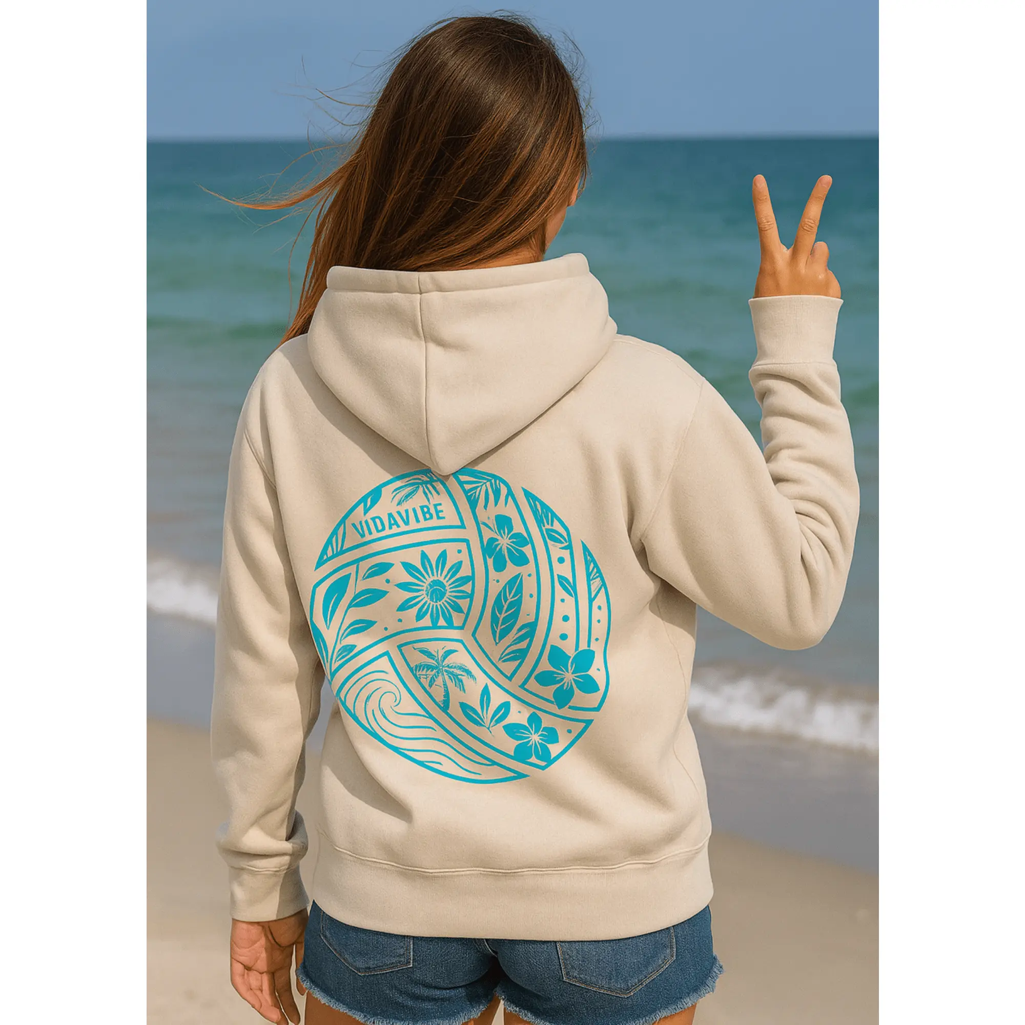 Floral Volleyball Sweatshirt