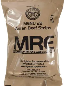 MREs (Meals Ready-to-Eat) Genuine U.S. Military Surplus (1 Pack) Assorted Flavor