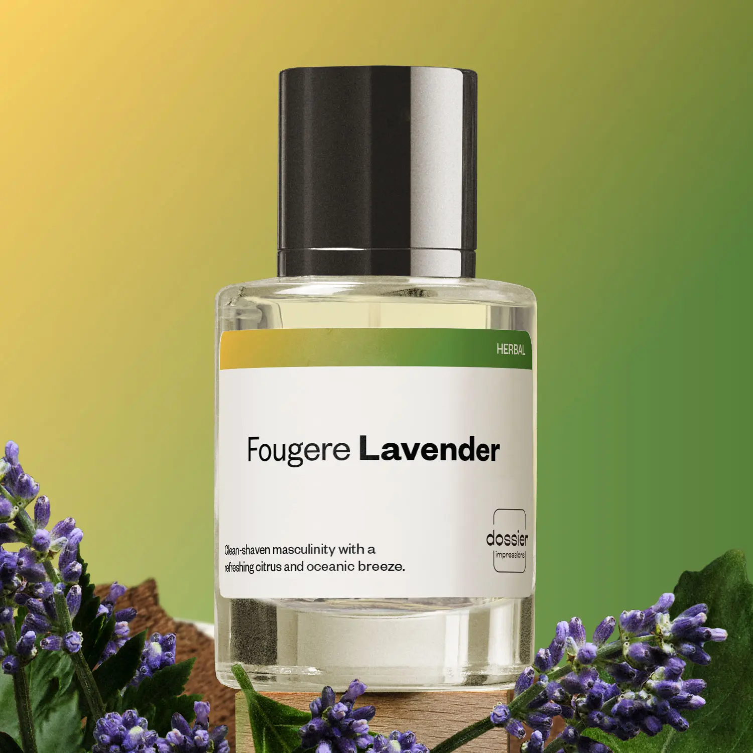 Fougere Lavender, Dossier, Men Perfume, Eau de Parfum, 50ml, Lavender, Bergamot, Grapefruit, Pepper, Patchouli, Amber