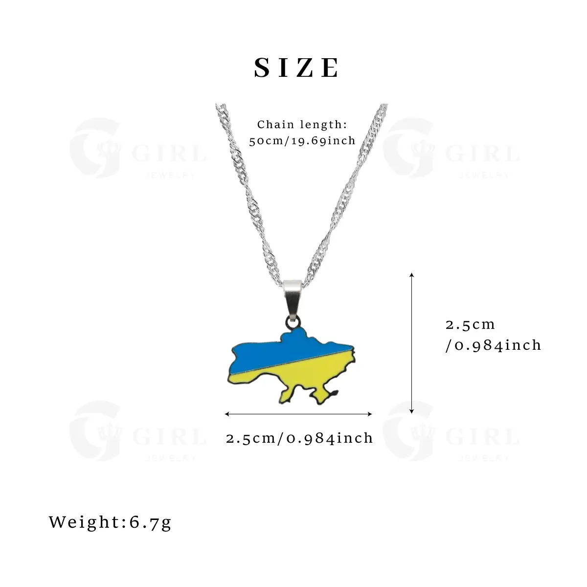 U-Ukraine（Silver-Color）