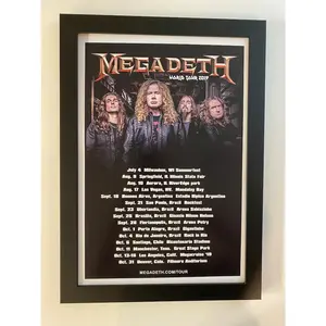 Megadeth Concert Poster 2019 Decor Decoration Gift Glossy