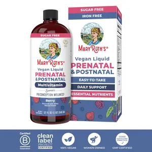 MaryRuth’s Prenatal & Postnatal Liquid Multivitamin - Sugar Free - Vegan - Non-GMO - 32oz MaryRuth’s Prenatal & Postnatal Liquid Multivitamin - Sugar Free - Vegan - Non-GMO - 32oz