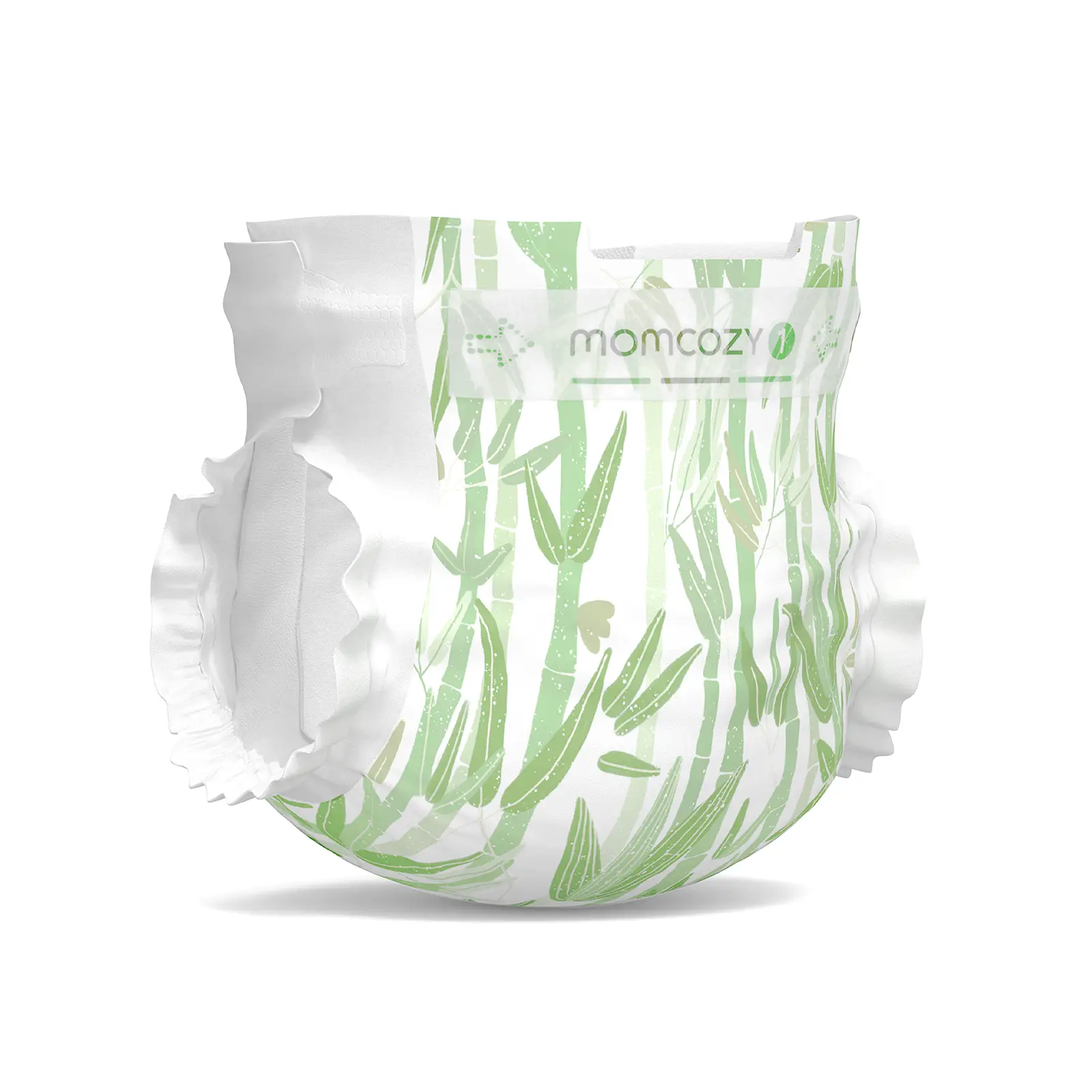 Momcozy Newborn Diapers,Natural Bamboo Diapers Hypoallergenic for Sensitive Skin, Disposable Diapers,