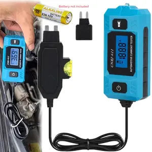 Car Circuit Tester, Auto Circuit Fault Testing Tool, (Battery not included) Fuse Tester with Display, Accurate Car Fuse Tester Max 48V, Automotive Circuit Tester Fault Test Tool, Portable Car Power Tester, Automotive Current Tester for Fuse Current Cars